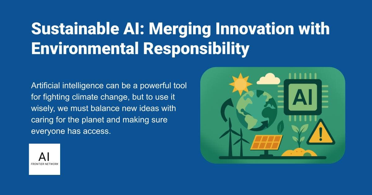 Sustainable AI: Merging Innovation with Environmental Responsibility