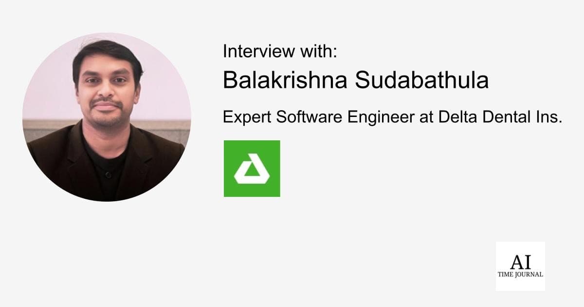 Balakrishna Sudabathula, Expert Software Engineer at Delta Dental Ins — Software Architecture, Microservices, APIOps, AI Integration, Cloud-Native Security, Mentorship, Tech Trends, Human-AI Collaboration, Leadership, Future of Enterprise Systems
